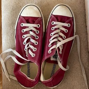 Maroon Converse